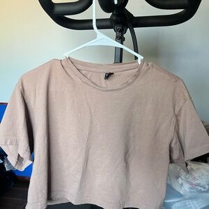 SHEIN Light Brown Women's Crop Top